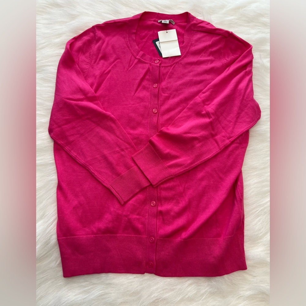 Halogen Pink Sweater/ Cardigan